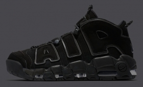 NIKE AIR MORE UPTEMPO "Triple Black Reflective"入荷☆